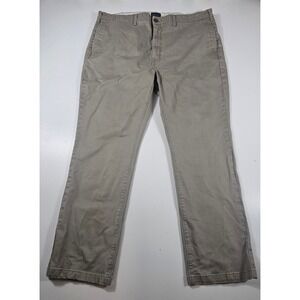 Levi Strauss size 40x30 brown khaki chino casual career work pants comfort ^